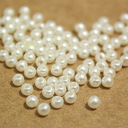 imitation pearl beads